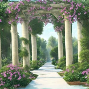 Greek Portico Garden 42