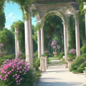 Greek Portico Garden 43