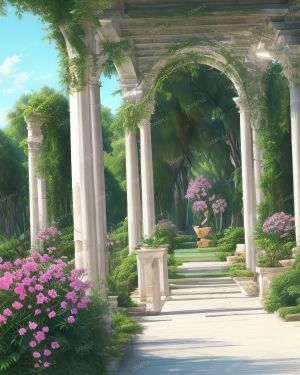 Greek Portico Garden 43