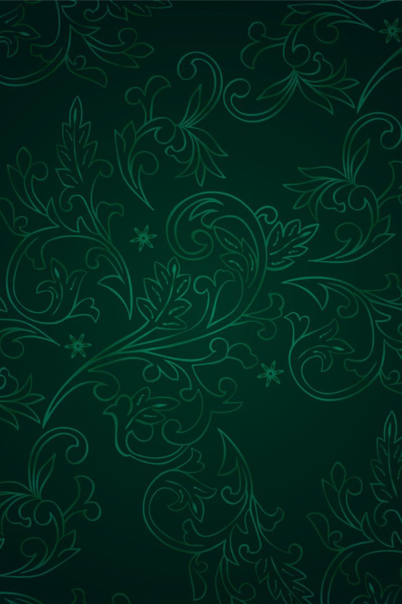 Green Floral Wall