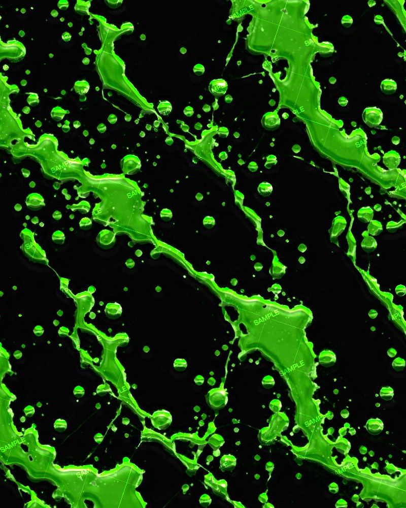 Green Paint Spatter 42