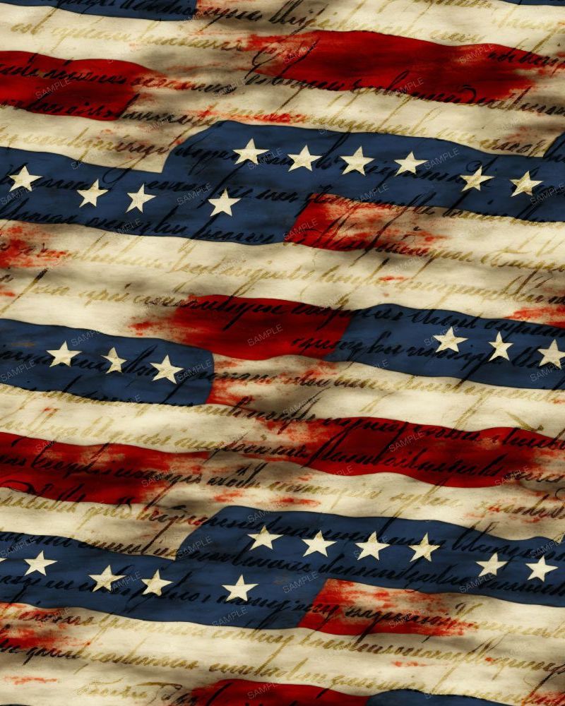 Grunge US Flag 51