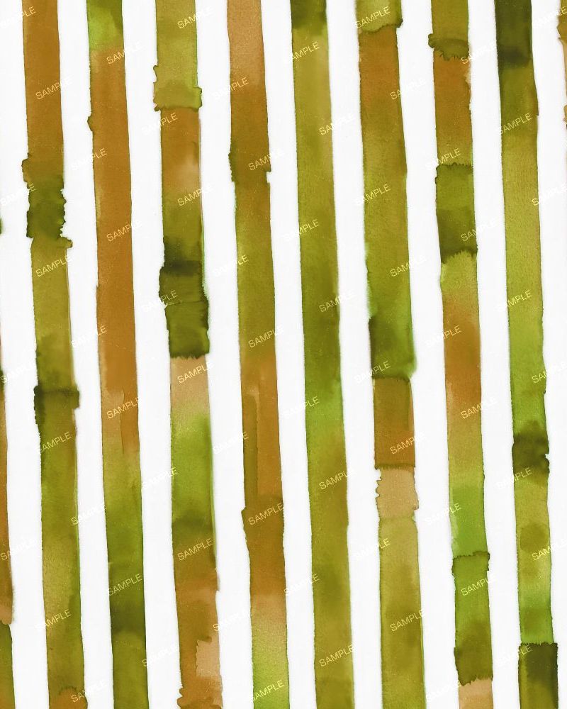 Harvest Watercolor Stripes