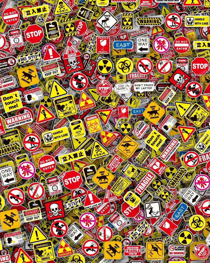 Hazard Stickers 22