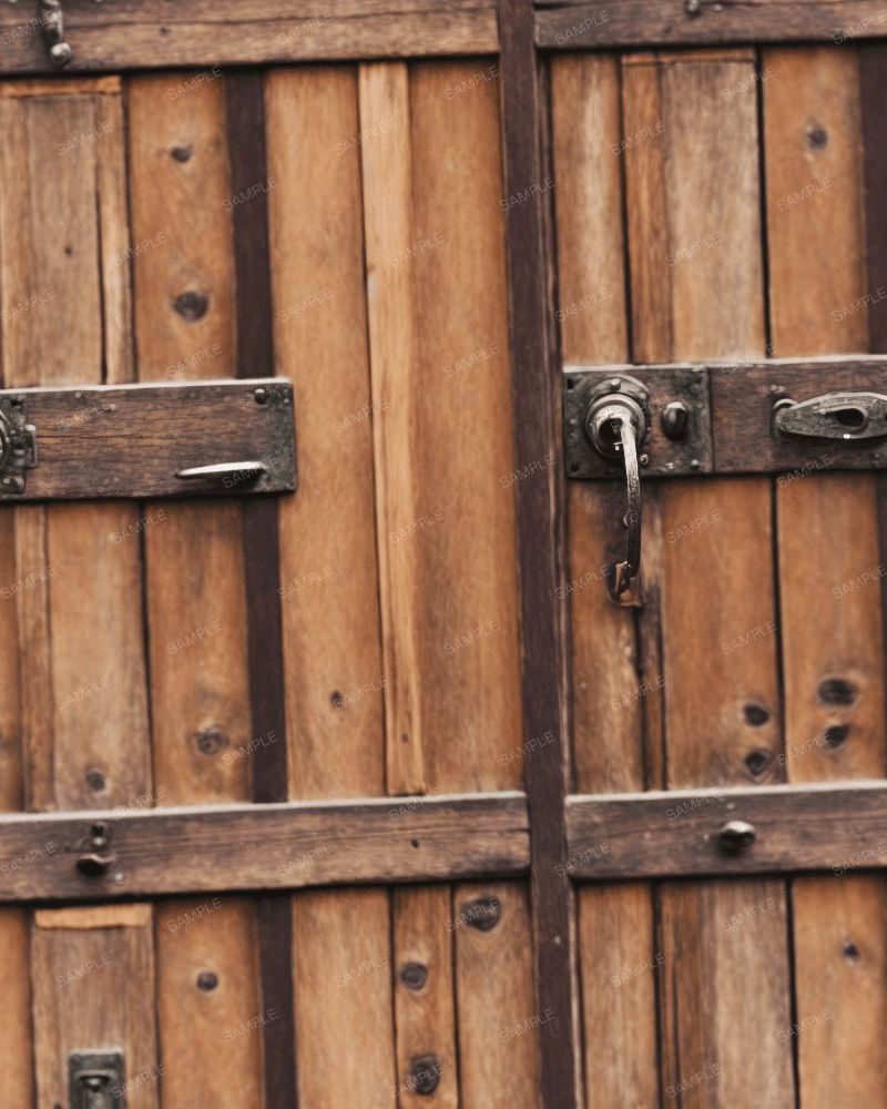 Heavy Wooden Vintage Doors