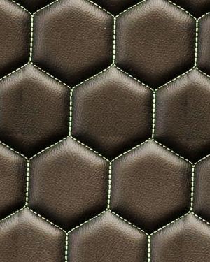 Hex Stitched Leather