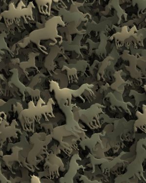 Horse 26 Camouflage