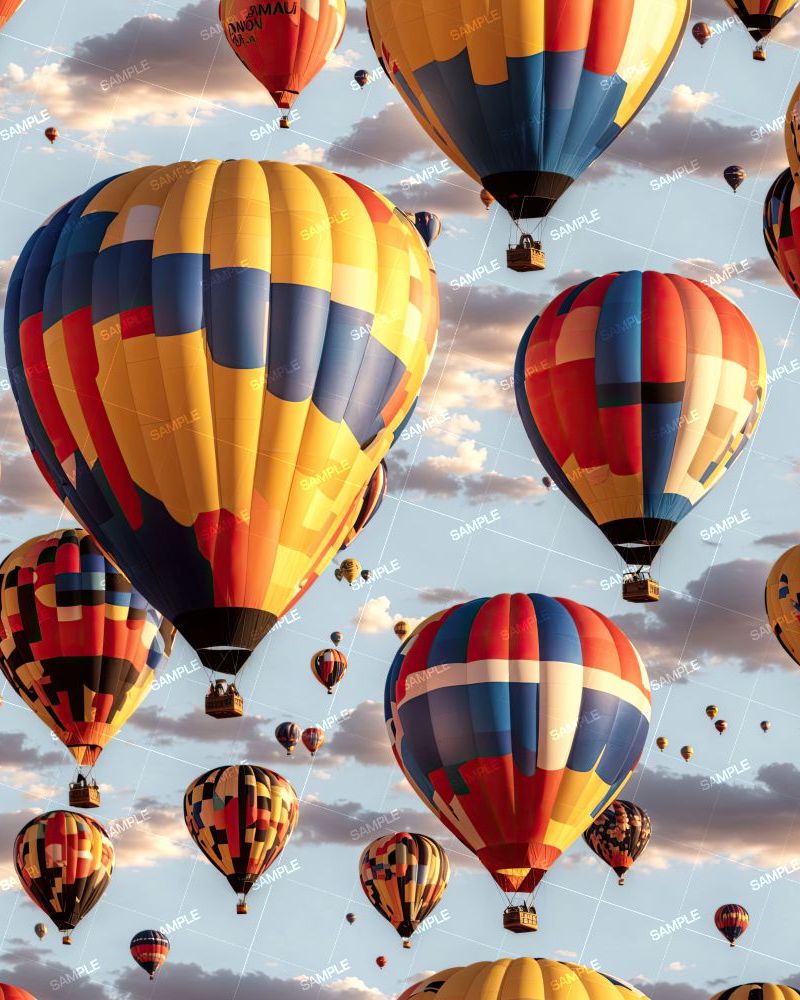 Hot Air Ballons at Sunrise
