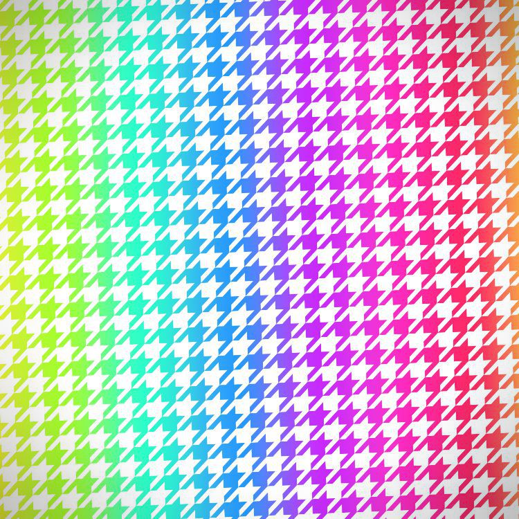Houndstooth Rainbow 23