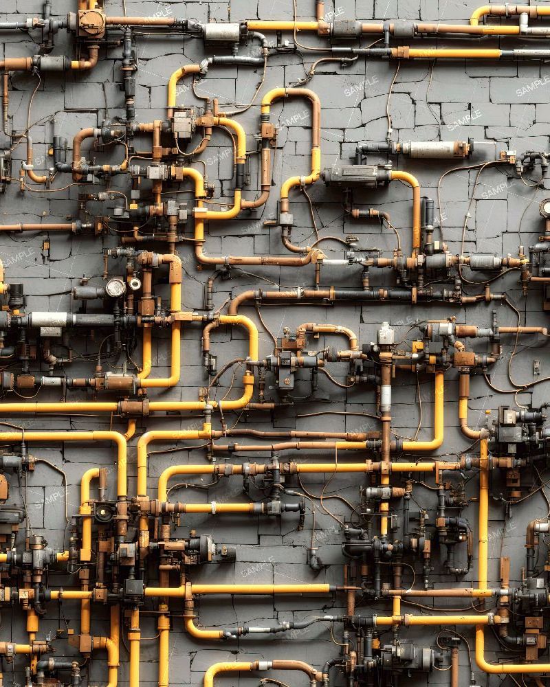 Industrial Pipe Mosaic 42