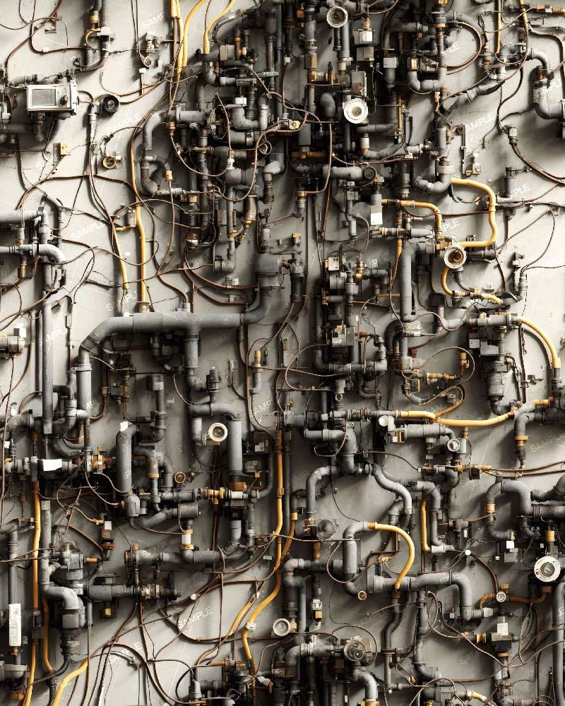 Industrial Pipe Mosaic 43