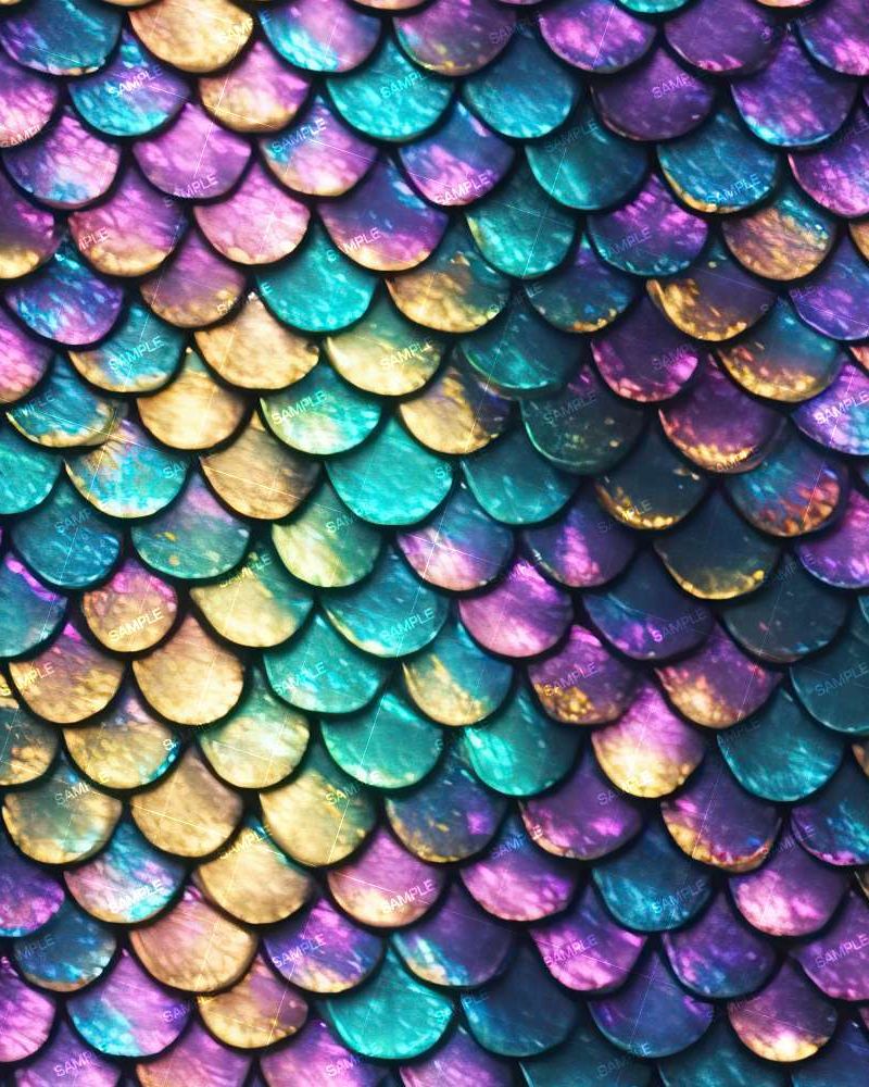 Iridescent Mermaid Scales 24
