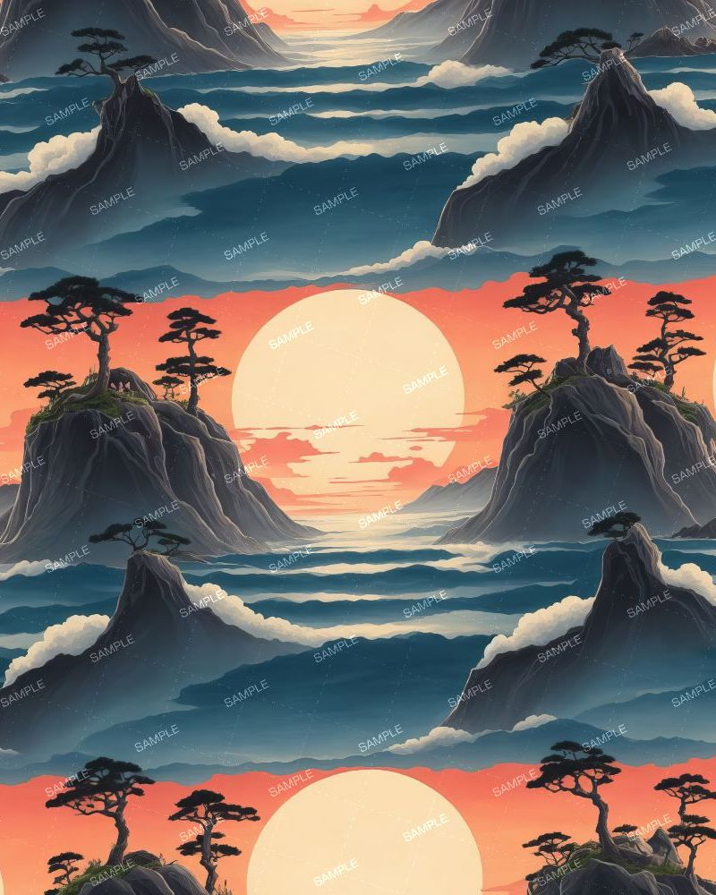 Japanese Island Sunset