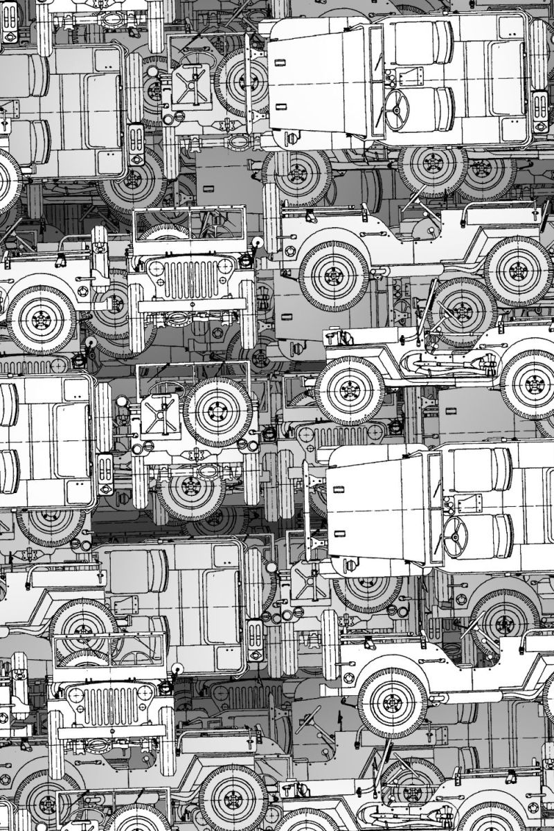 Jeep Willys Drawings 24