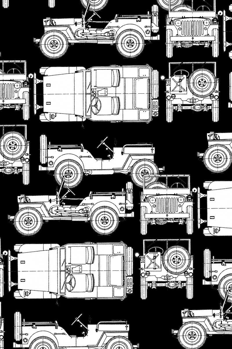 Jeep Willys Drawings 25