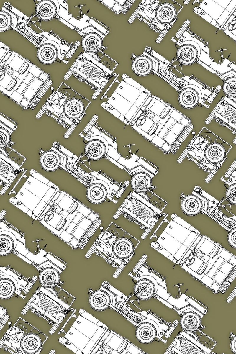 Jeep Willys Drawings 26