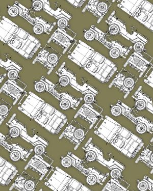 Jeep Willys Drawings 26