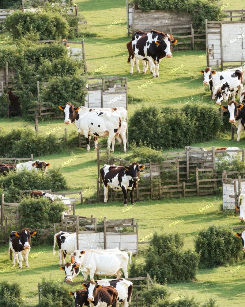 Jersey Cows on the Farm