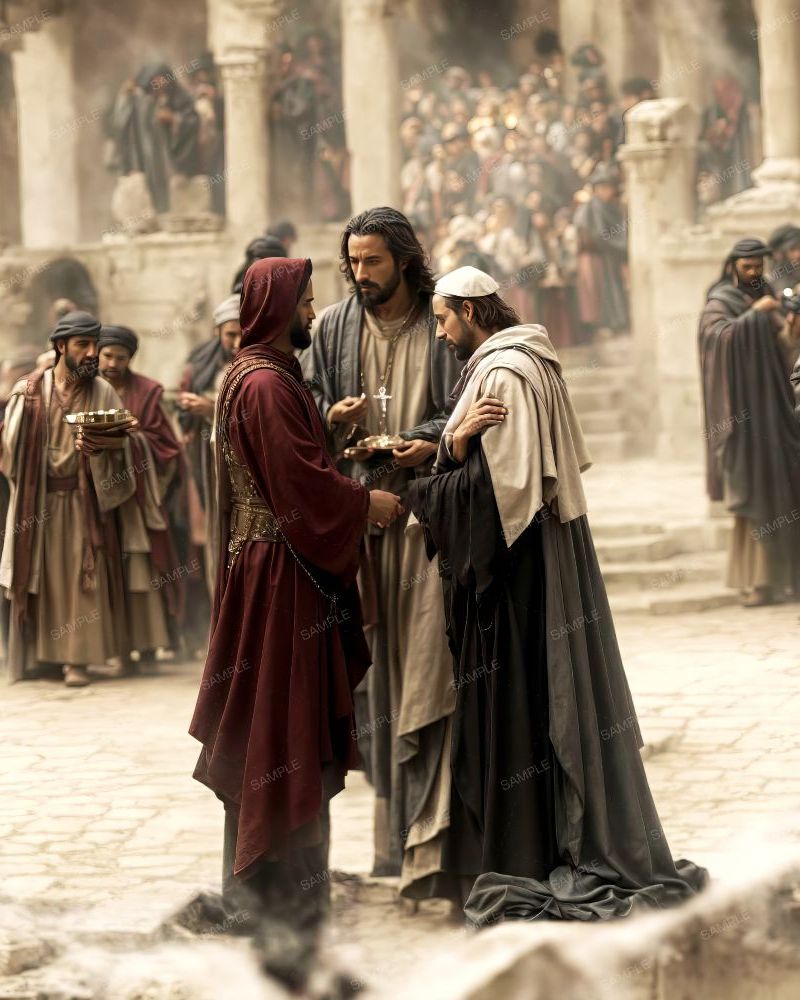 Judas Iscariot Jesus and the Priest 42