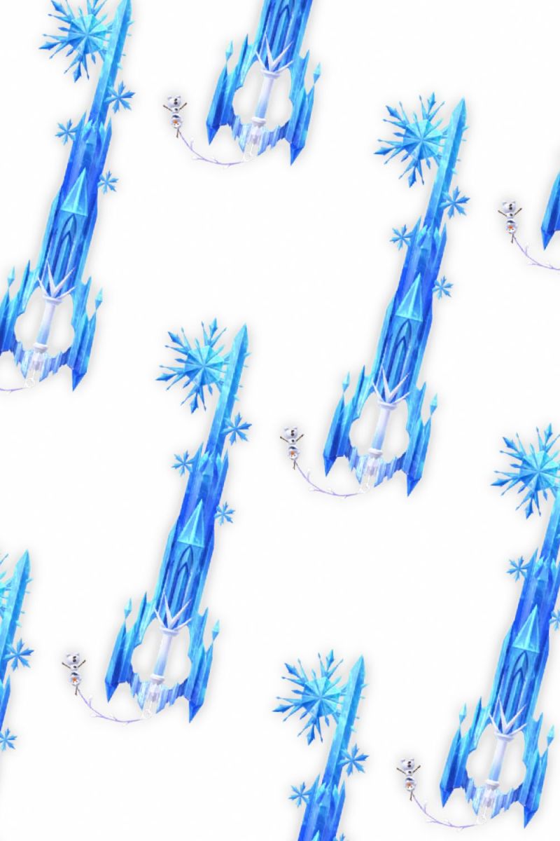 Kingdom Hearts Crystal Snow Keyblade
