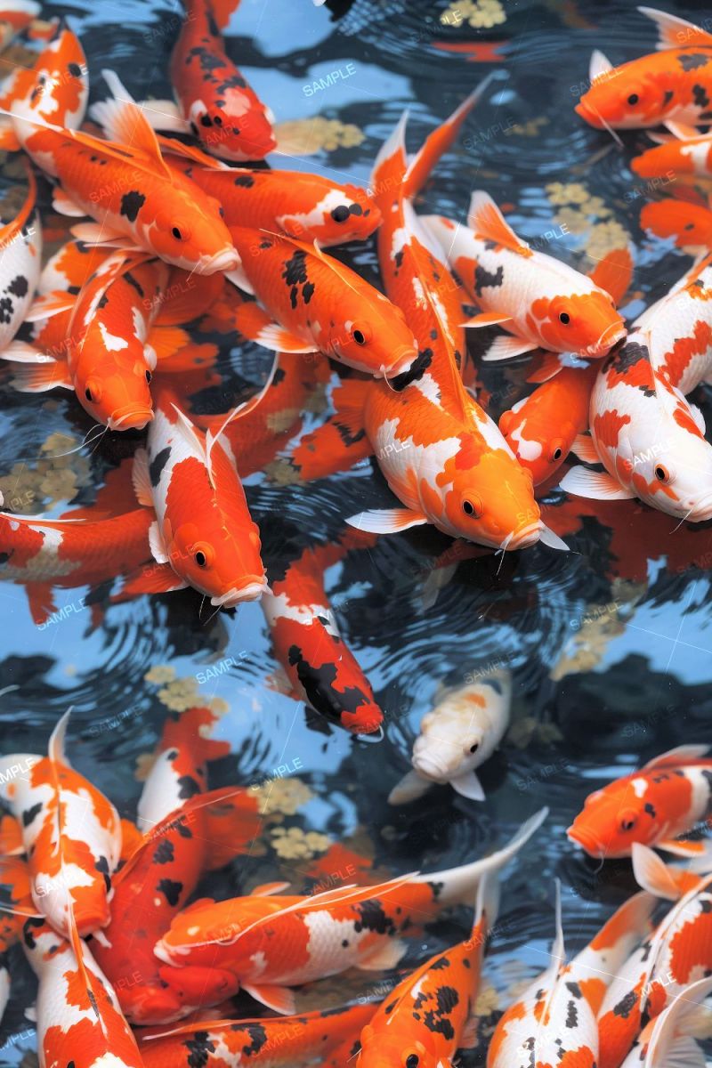 Koi Feeding