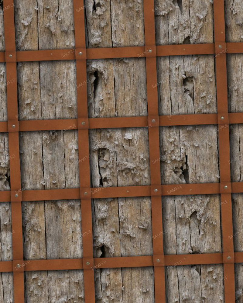Leather and Wood Treasure Chest 43