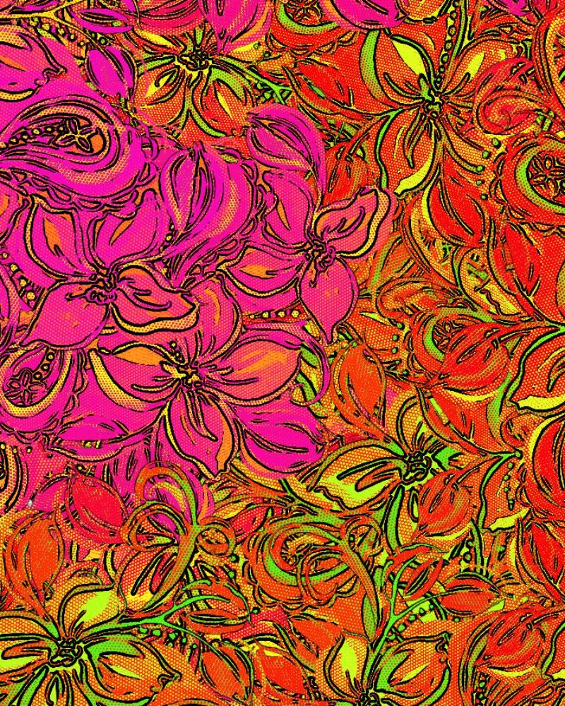 Lilly Pop Art Flowers