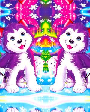 Lisa Frank Husky