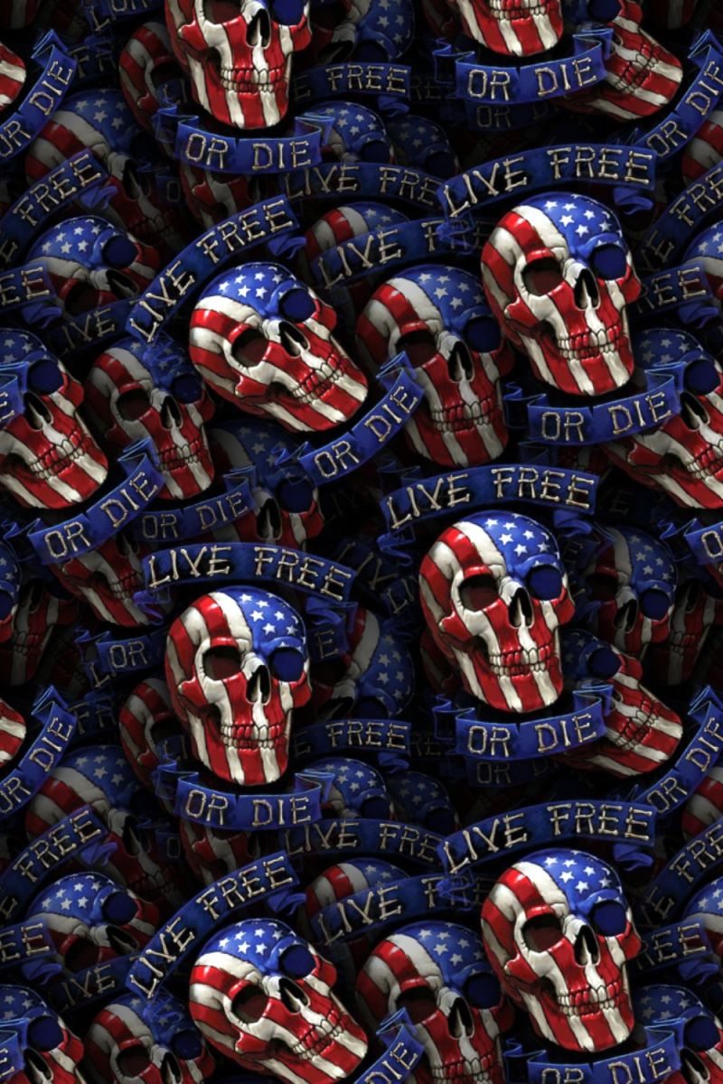 Live Free or Die Skulls 24