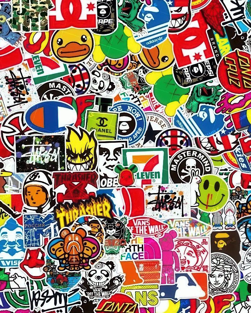 Logos Sticker Bomb 22