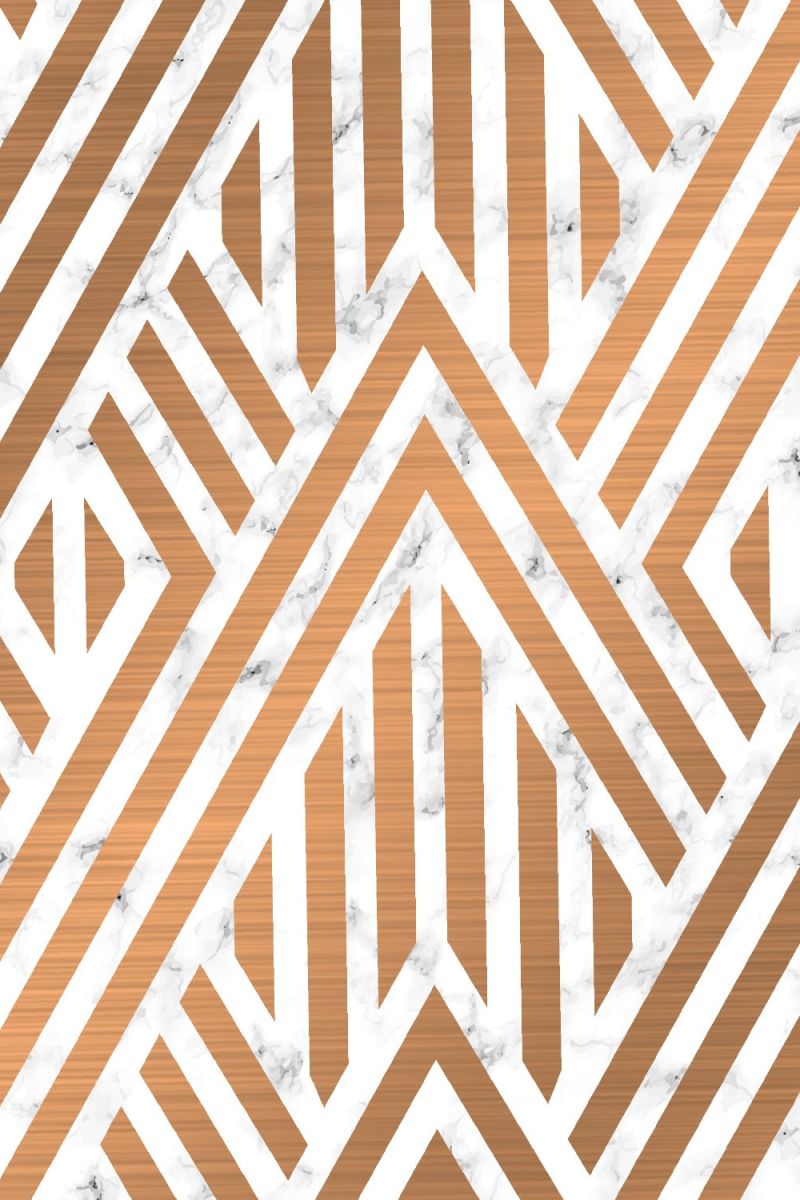 Marble Lines with Bronze