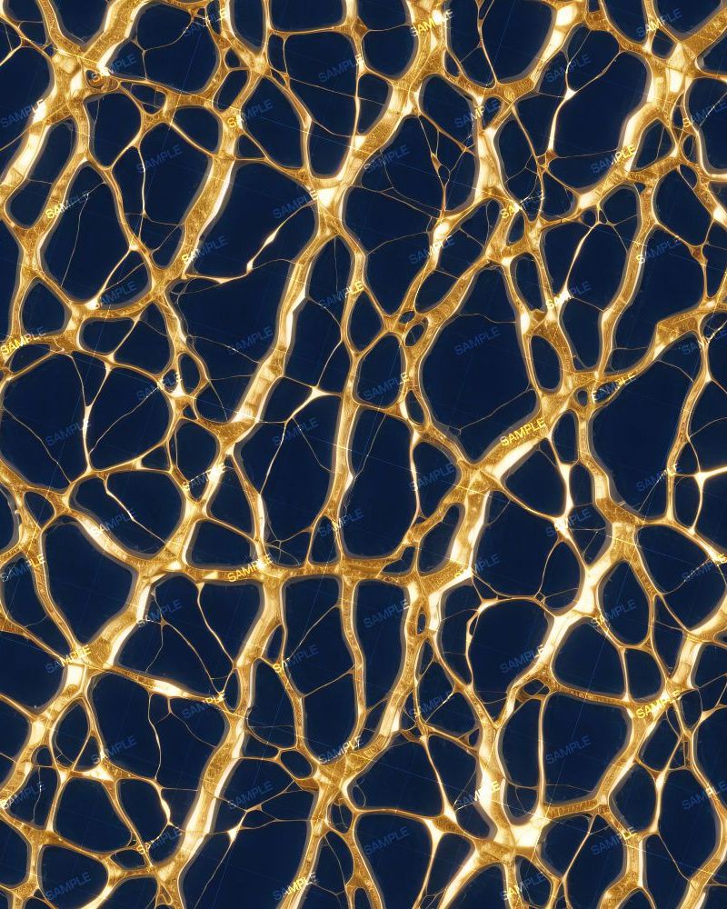 Marble with Gold Veins