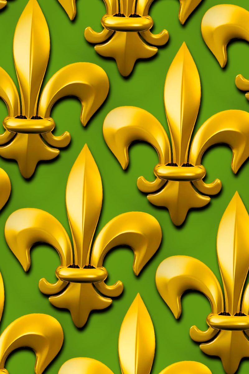 Mardi Gras Fluer De Lis 24