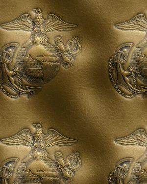 Marine Corps Embossed Leather