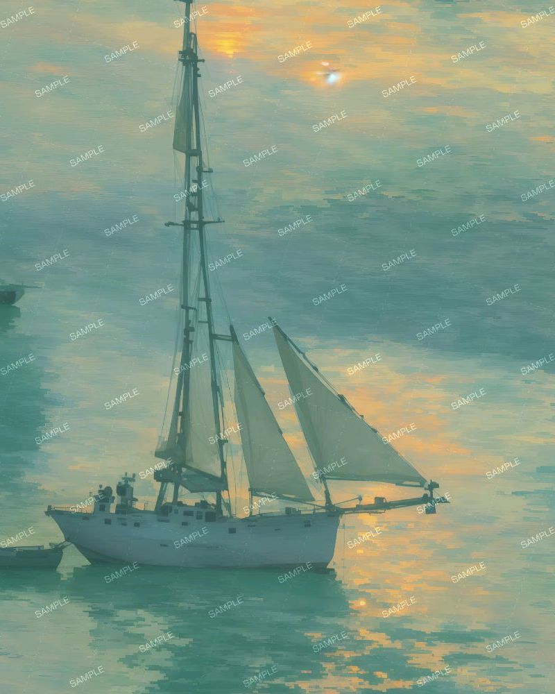 Marine Sunrise Claude Monet