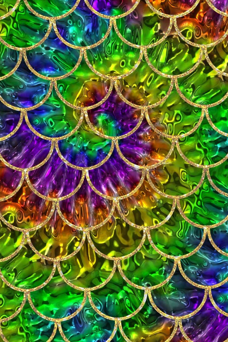 Mermaid Tie Dyed