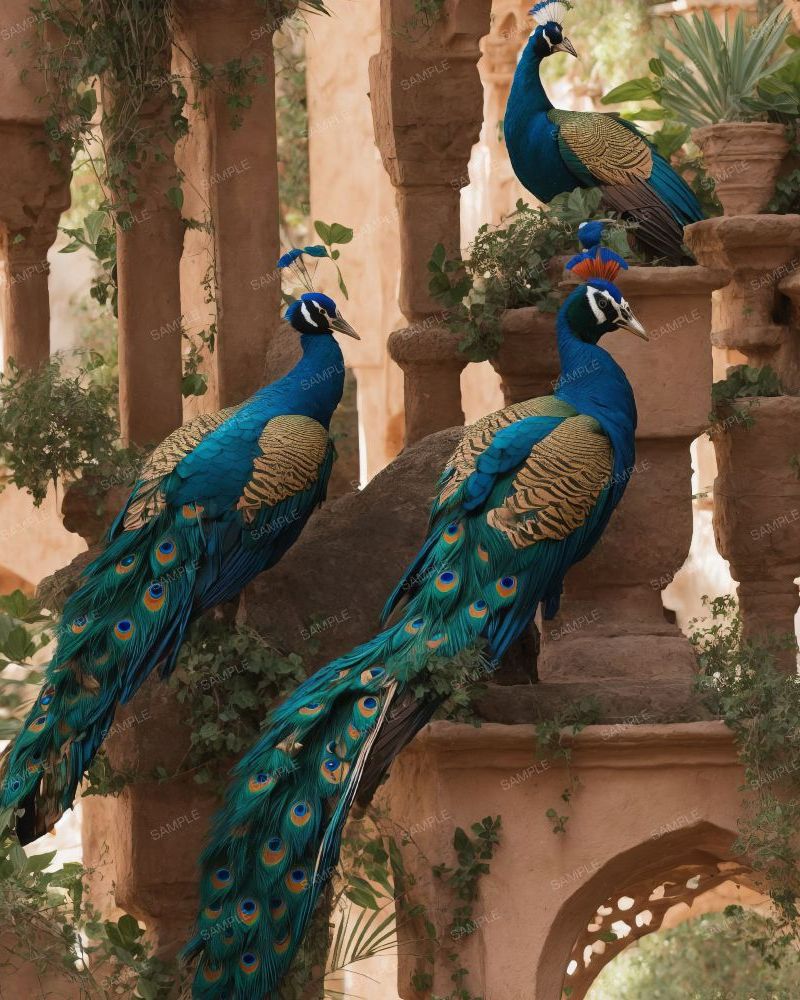 Morracan Peacock Garden 42