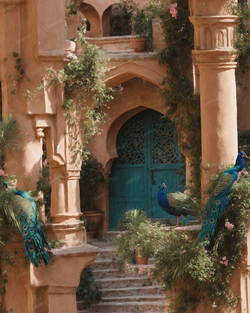 Morracan Peacock Garden 43