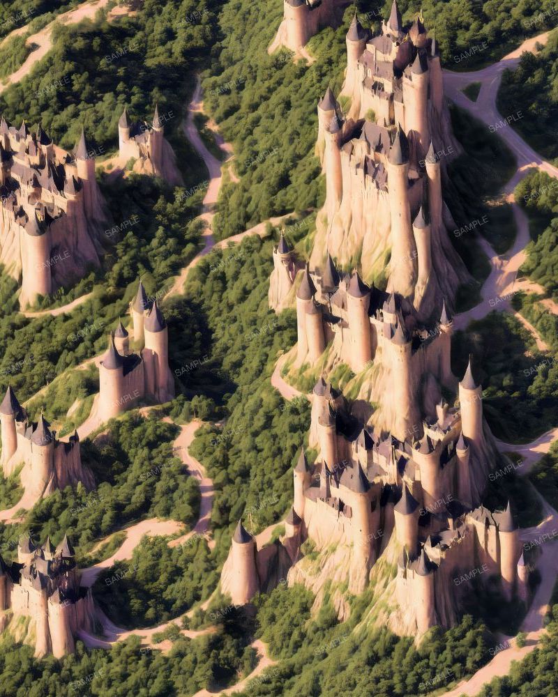 Mountain Castles and Roads