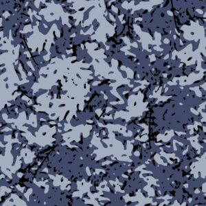 Navy Variegated Camouflage
