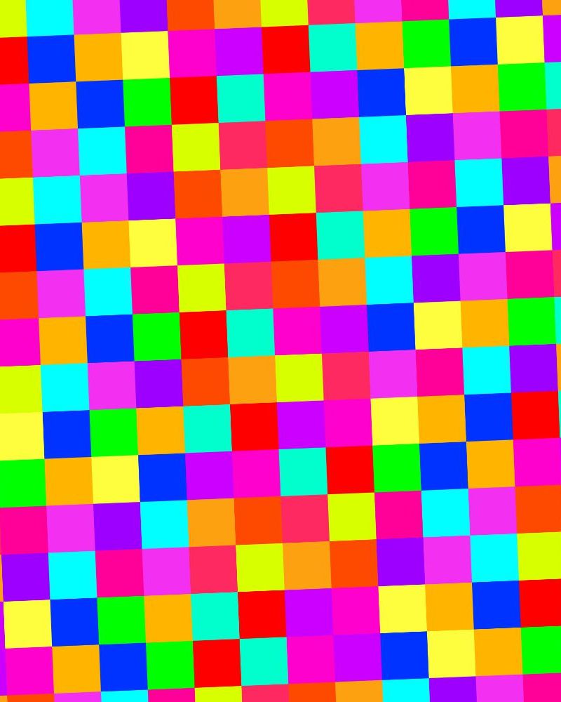 Neon Checkerboard