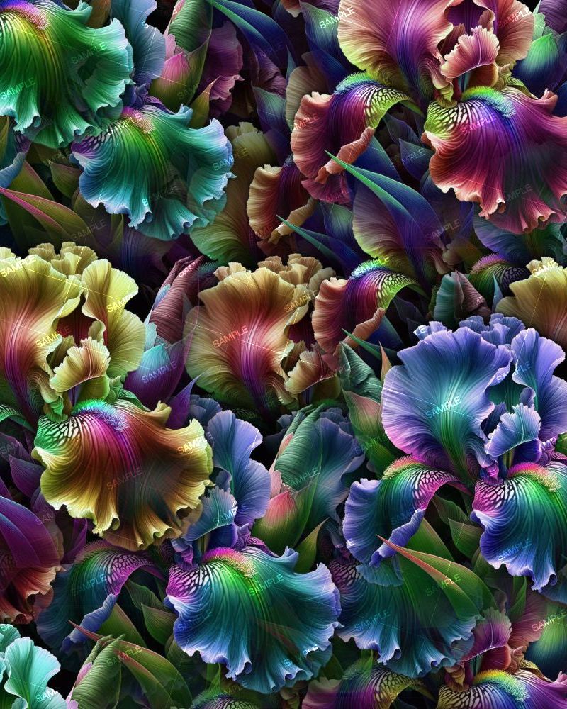 Neon Irises 43