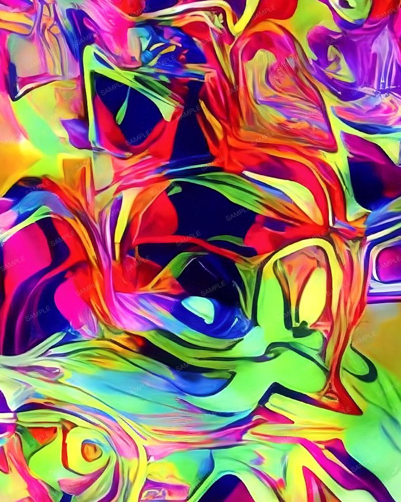 Neon Oil Slick