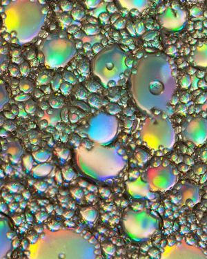 Oil Sheen Bubbles