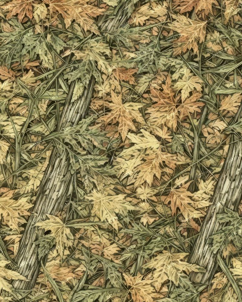 Old Style Hand Drawn Camouflage