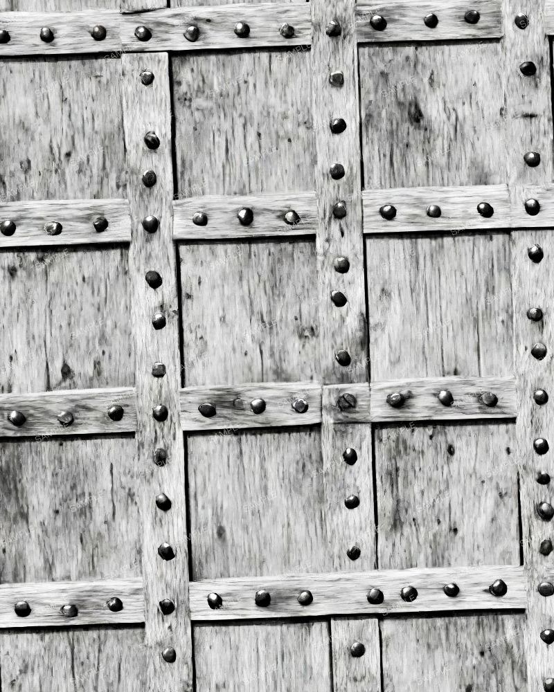 Old Weathered Church Door 47