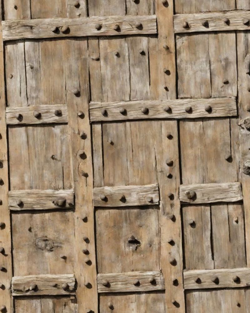 Old Weathered Wood Door 48