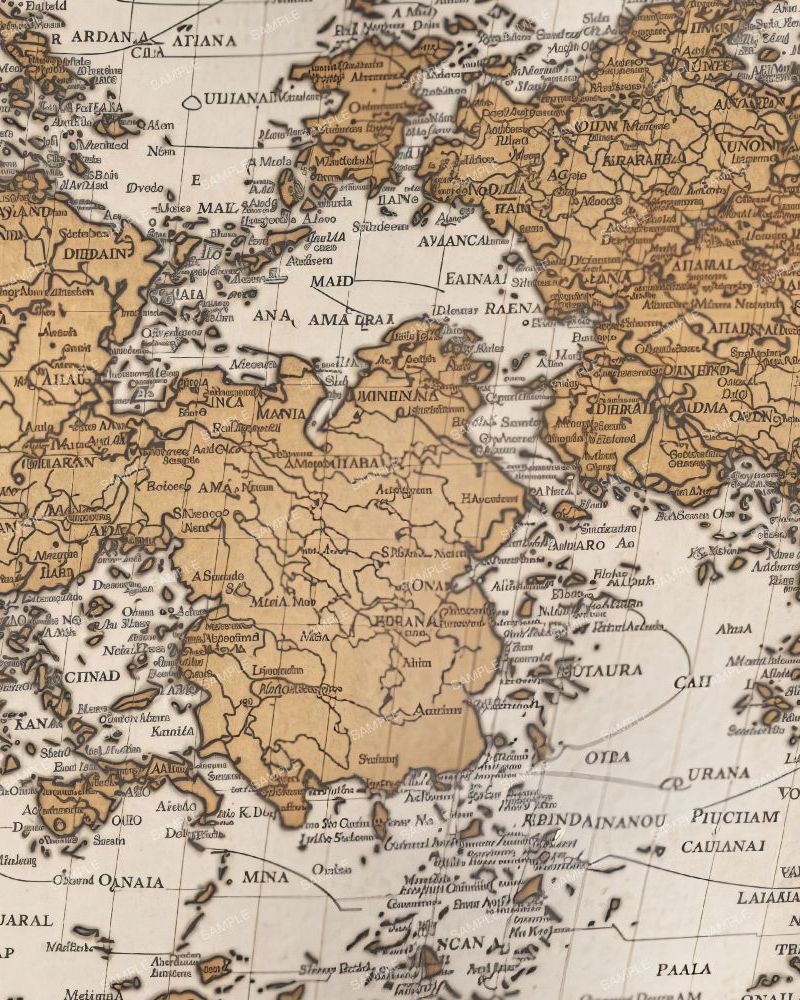 Old World Map 42