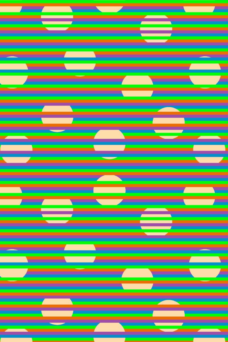 Optical Illusion Distance Color Change