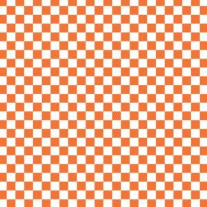 Orange Checkered Flag